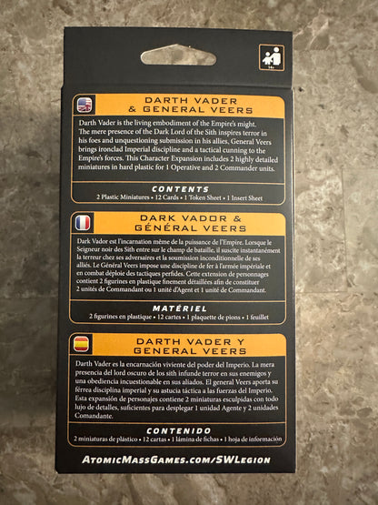 Star Wars Legion: Darth Vader & General Veers