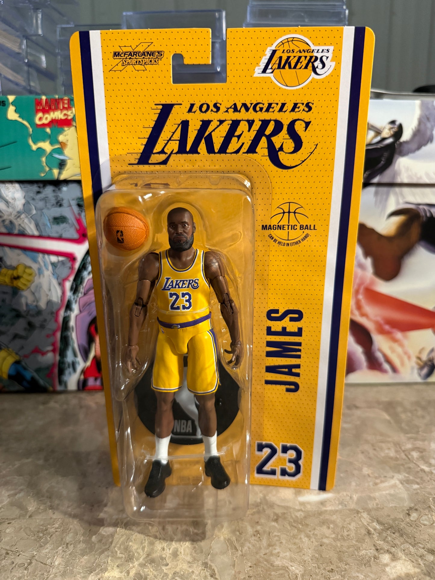 McFarlane's SportsPicks NBA LeBron James (Los Angeles Lakers) 7-Inch Action Figure