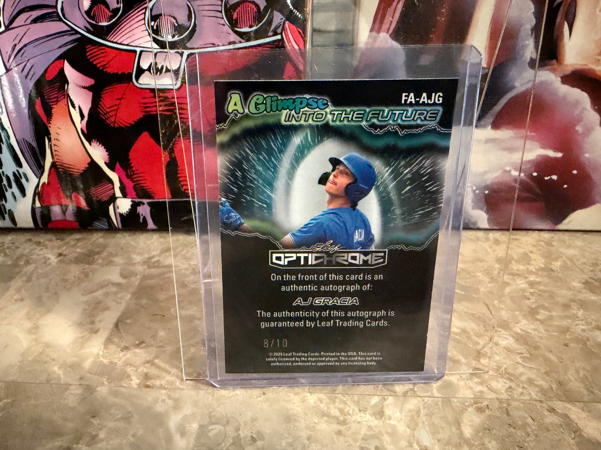 AJ Gracia 2025 Leaf Optichrome Glimpse Into Future Auto Lava /10