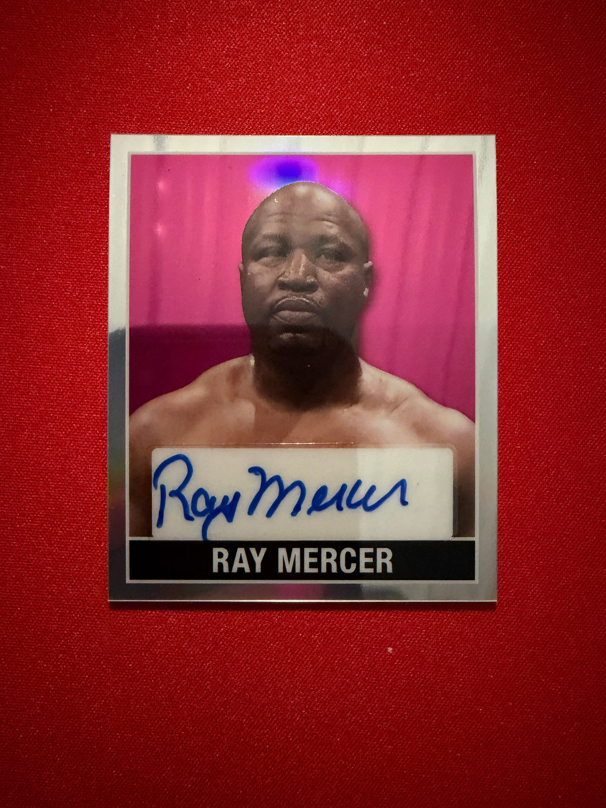 Ray Mercer 2026 Leaf Metal Ring Kings 1948 Auto Pink 6/6 Bookend