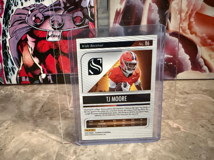 TJ Moore 2025 Panini Silhouette Football Base Silver /149 #86