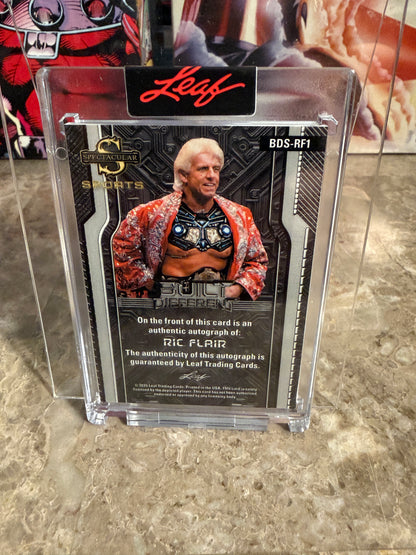 2026 Leaf Spectacular Built Different Ric Flair Auto Rainbow /3 Woooo