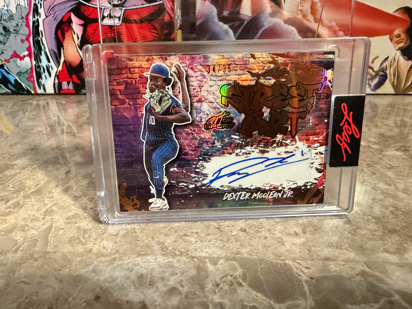 Dexter McCleon Jr. 2026 Leaf Art of Sport Street Art Auto Bronze /35