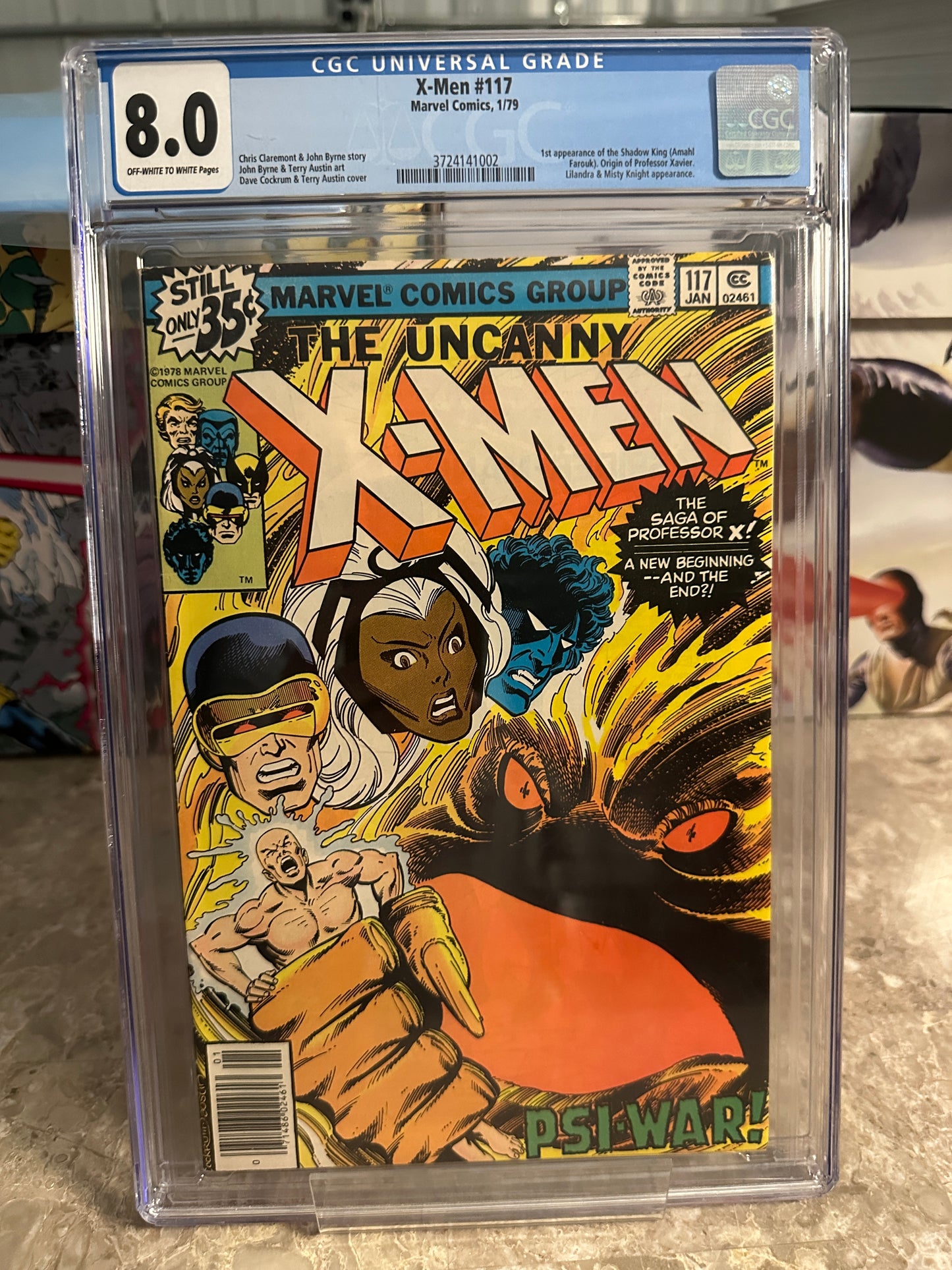 X-Men #117 CGC 8.0 (Marvel 1979) - 1st Appearance of Shadow King