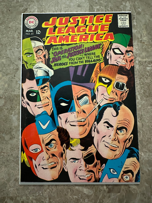 Justice League of America #61 FN+ 6.5 (DC Comics 1968) - Nice color