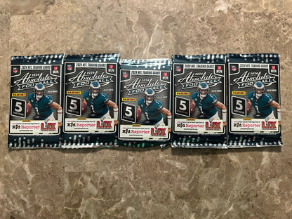 2024 Panini Absolute Football (5 Packs)