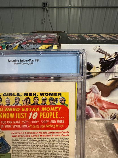 Amazing Spider-Man #64 CGC 9.4 (1968 Marvel) - Brand New Case