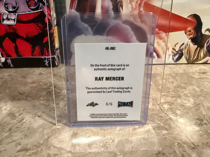 Ray Mercer 2026 Leaf Metal Ring Kings 1948 Auto Pink 6/6 Bookend