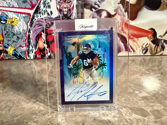 2025 Keepsake Jeremy Shockey Collection On-Card Auto 22/50