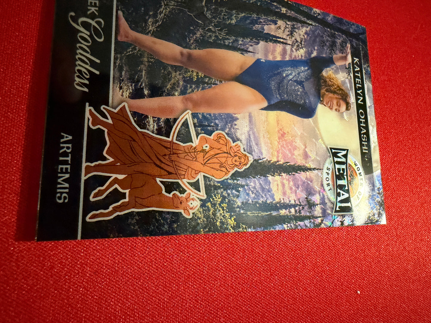 Katelyn Ohashi 2026 Leaf Metal Women of Sport Greek Goddess Super Circles 1/1