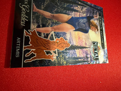 Katelyn Ohashi 2026 Leaf Metal Women of Sport Greek Goddess Super Circles 1/1