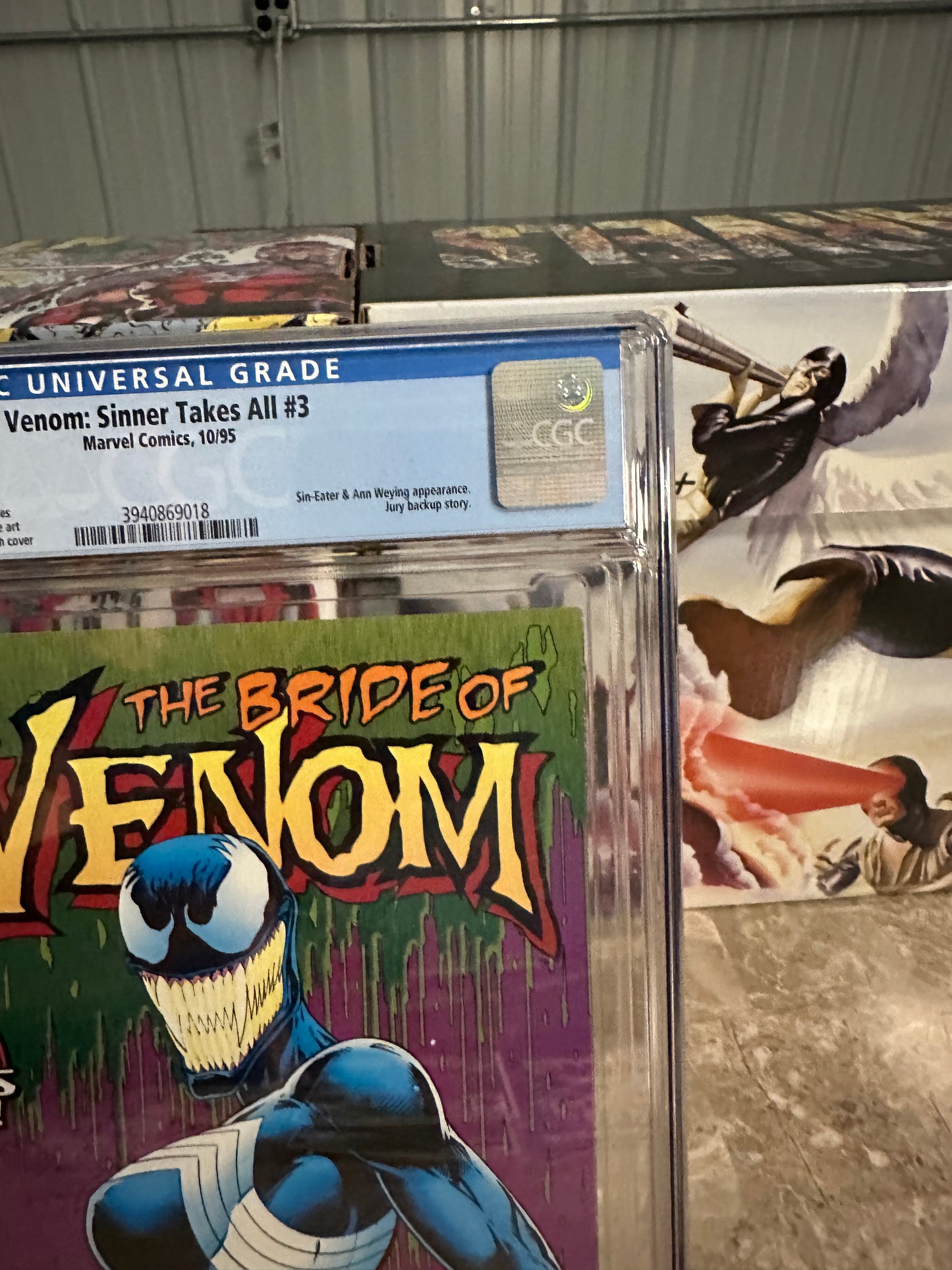 Venom: Sinner Takes All #3 CGC 9.6 WP (1995 Marvel) - 1st She-Venom