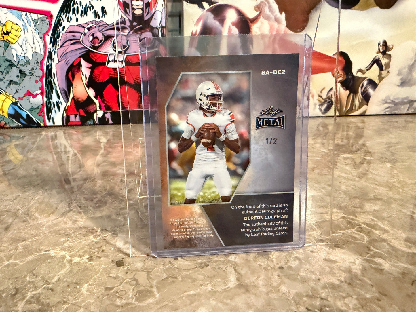 2026 Leaf Metal Dereon Coleman Auto Black Shimmer 1/2
