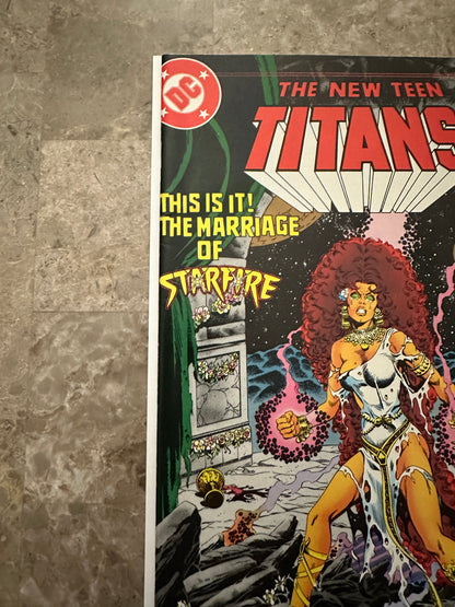The New Teen Titans #17 VF+ 8.5 (1986 DC)