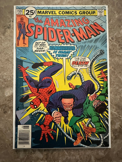 Amazing Spider-Man #159 FN/VF 7.0 (1976 Marvel Comics)