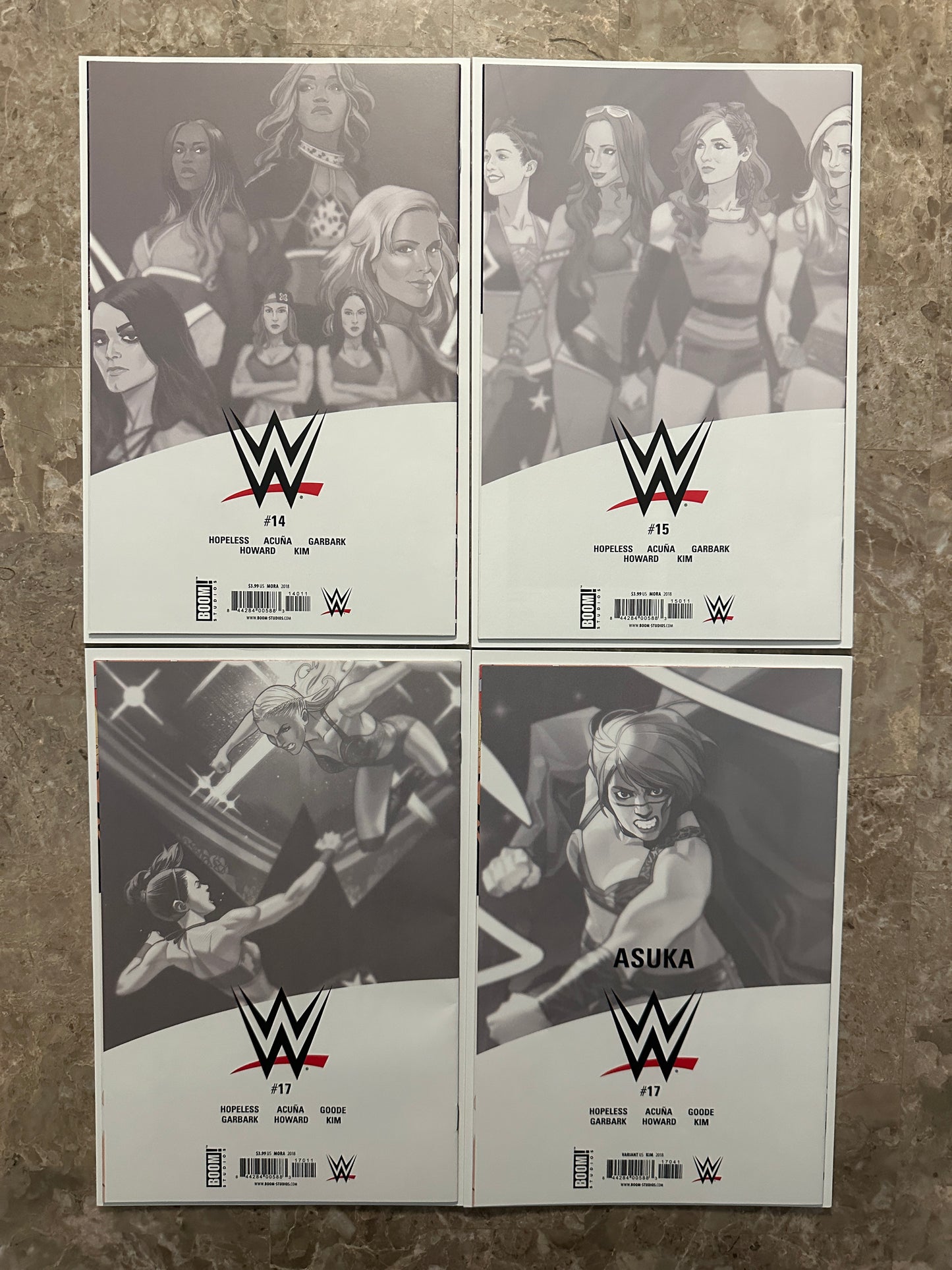 WWE #1-7,9-15,17-25 Near Full Run of 24 Higher Grade (Boom 2019)