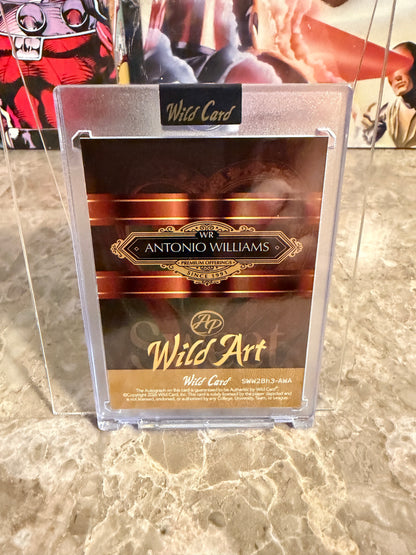 Antonio Williams 2026 Wild Card Wild Art 1/1 Auto