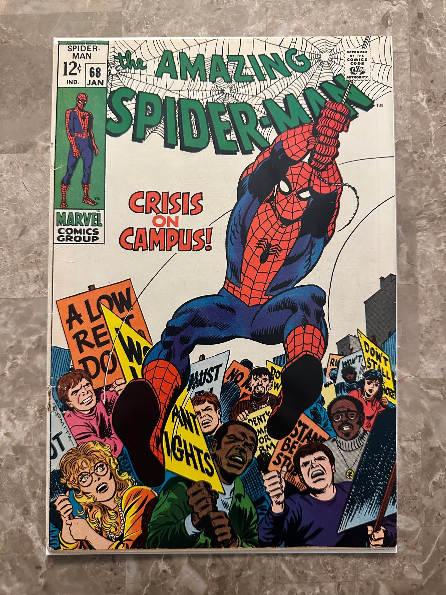Amazing Spider-Man #68 VG- 3.5 (Marvel Comics 1969)