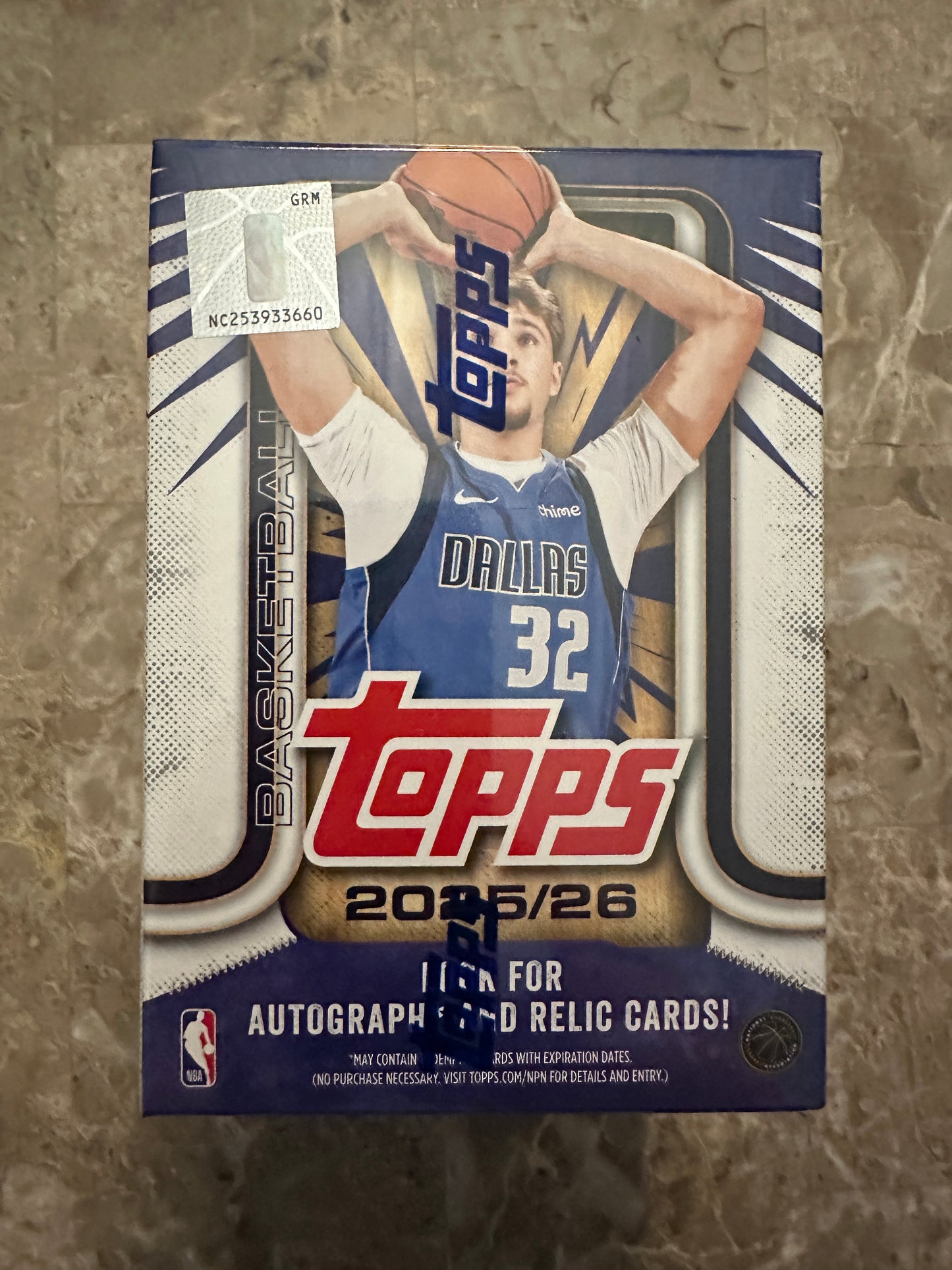 2025-2026 Topps Basketball Blaster/Value Box - Ships Same or Next Day