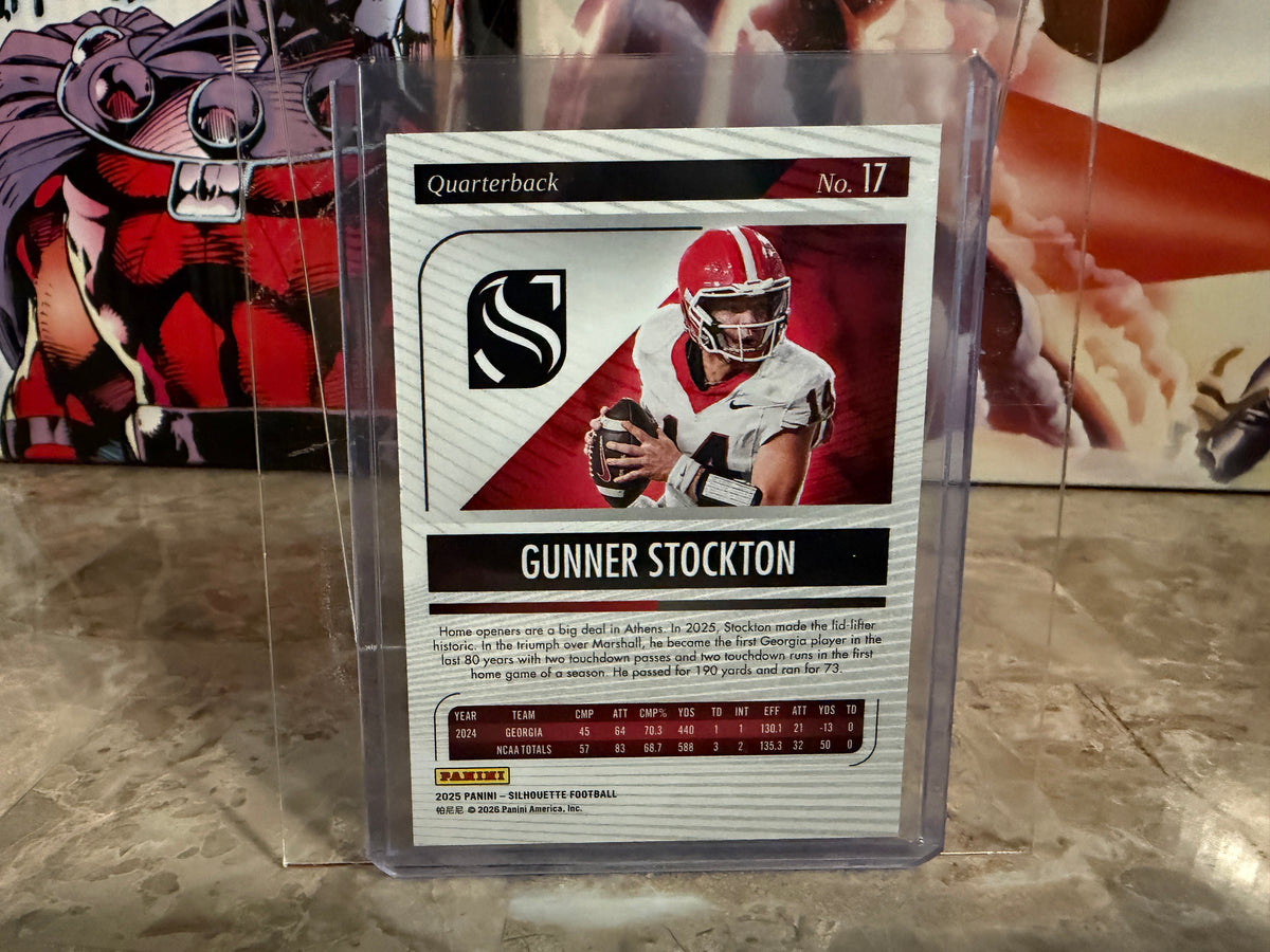 Gunner Stockton 2025 Panini Silhouette Football Base Purple /125 #17