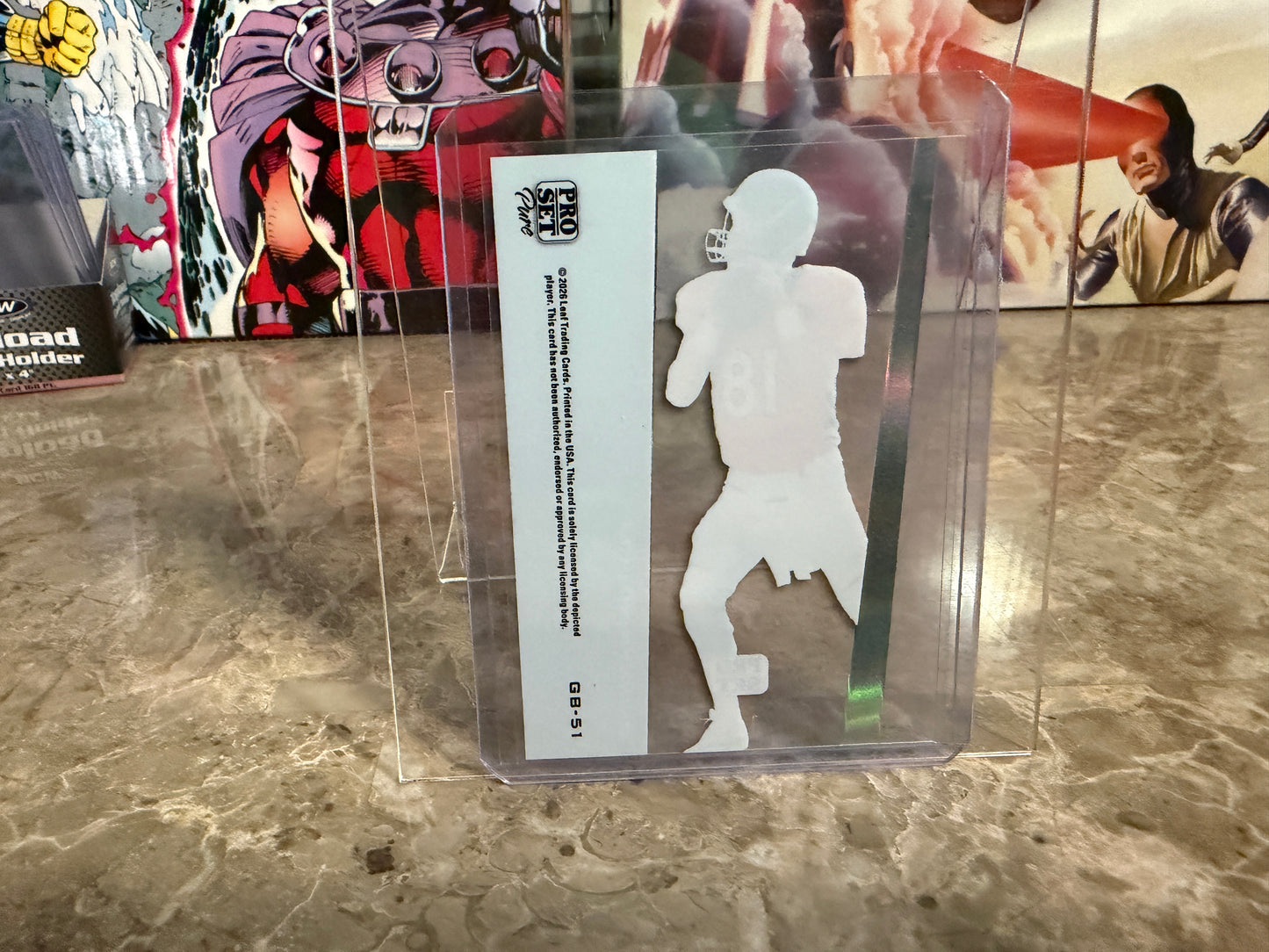 2026 Leaf Pro Set Metal Football Pure Greatness Acetate Clear Green 1/1