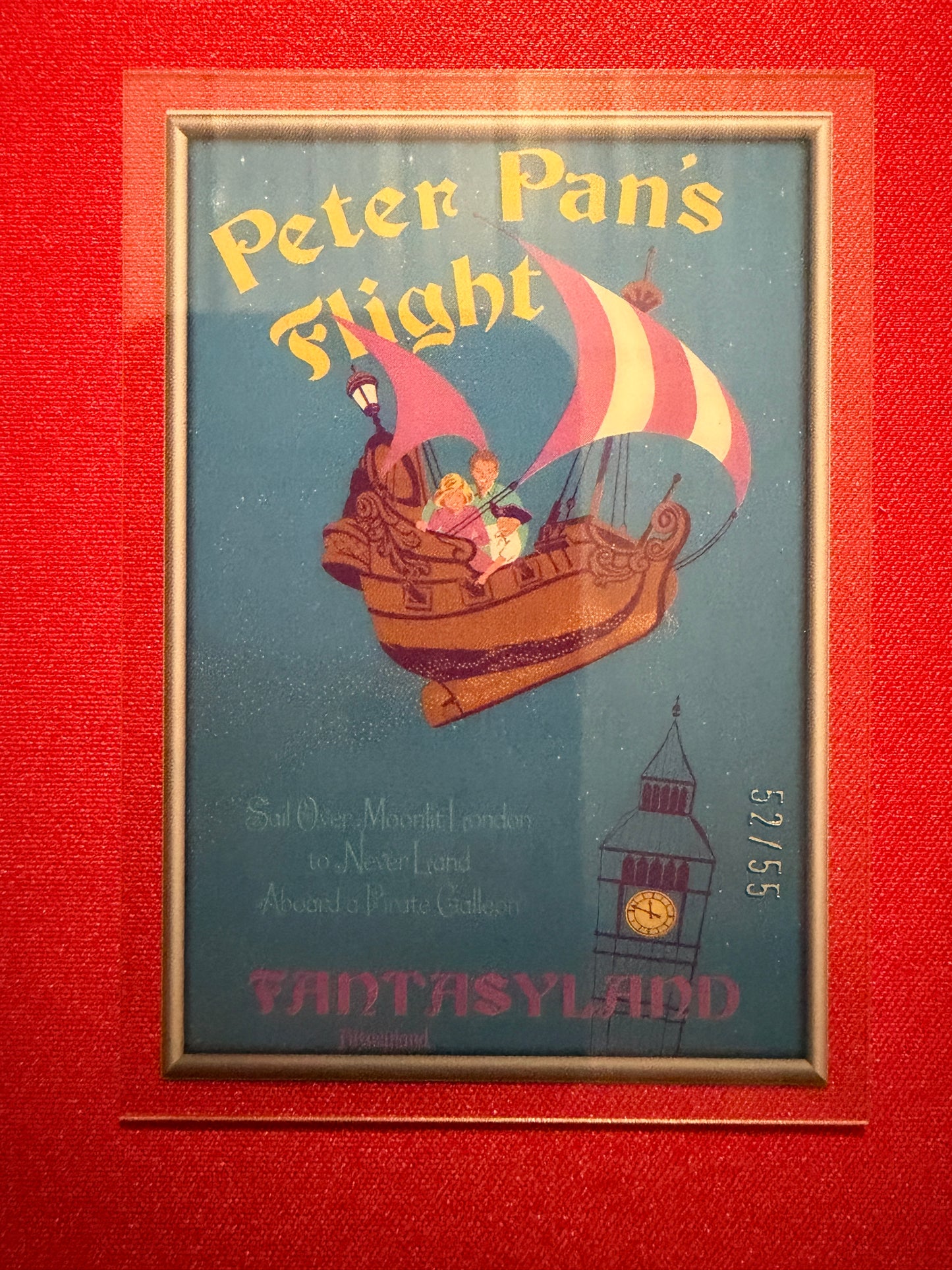 2025 Topps Disneyland Peter Pan’s Flight Acetate Clear /55 PP-5