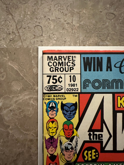 Avengers Annual #10 Newsstand VF- 7.5 (Marvel Comics 1981) - Unpressed