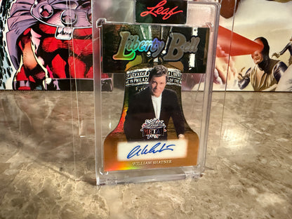 William Shatner 2026 Leaf Metal Independence Day Liberty Bell Auto Gold 1/1