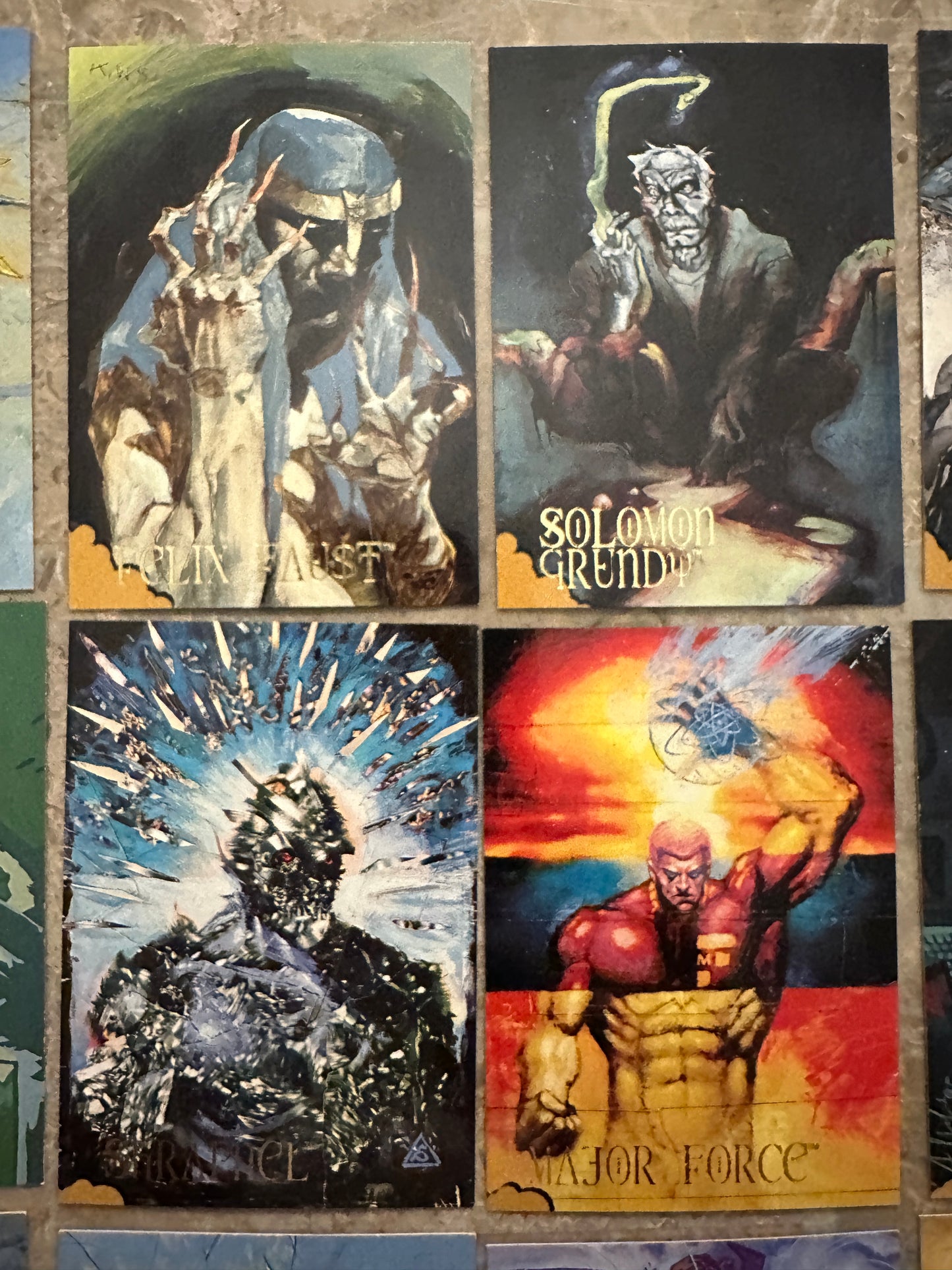 1995 Skybox DC Villains Dark Judgment Lot of 22 Unique