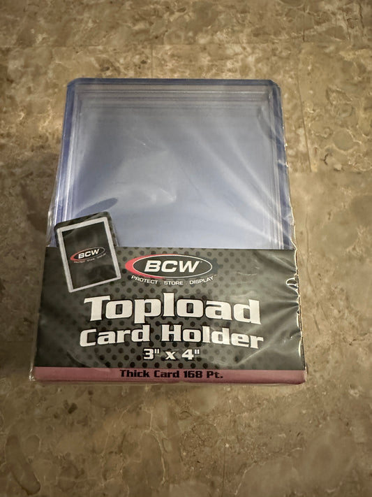 BCW 168 Pt. Toploader (10 Pack)