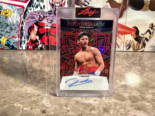Ryan Garcia 2026 Leaf Signature Series Polychromatic Auto Red 1/1