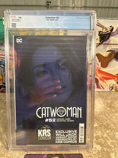 Catwoman #52 CGC 9.8 Will Jack KRS Comics Edition (2023 DC) - w/ COA