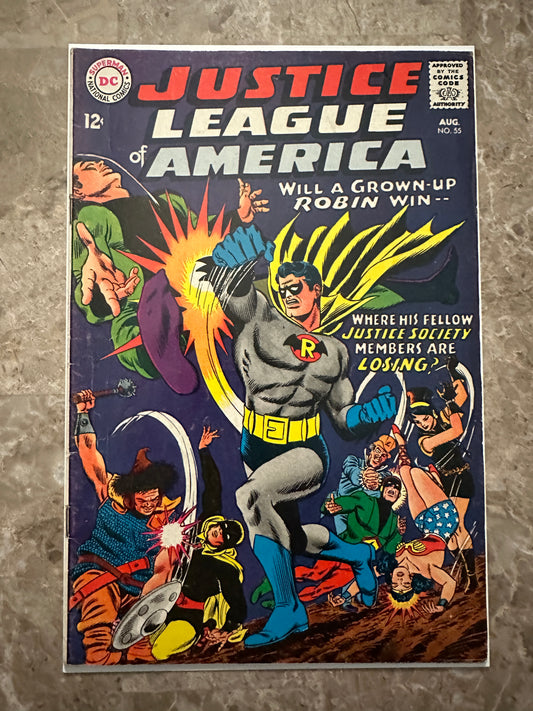 Justice League of America #55 VG/FN 5.0 (1967 DC Comics)
