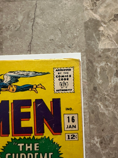 X-Men #16 VG+ 4.5-5.0 (1966 Marvel Comics)