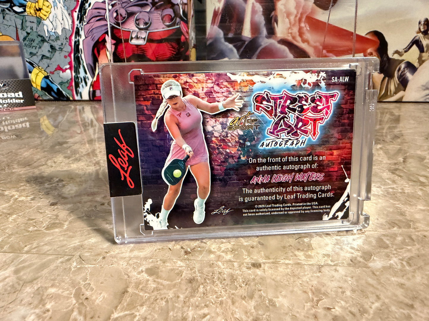 Anna Leigh Waters 2026 Leaf Art of Sport Street Art Auto Bronze /25