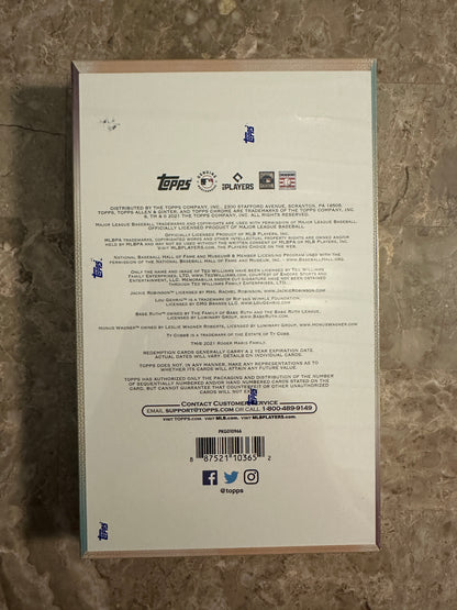 2021 Topps Chrome Allen & Ginter Baseball Hobby Box