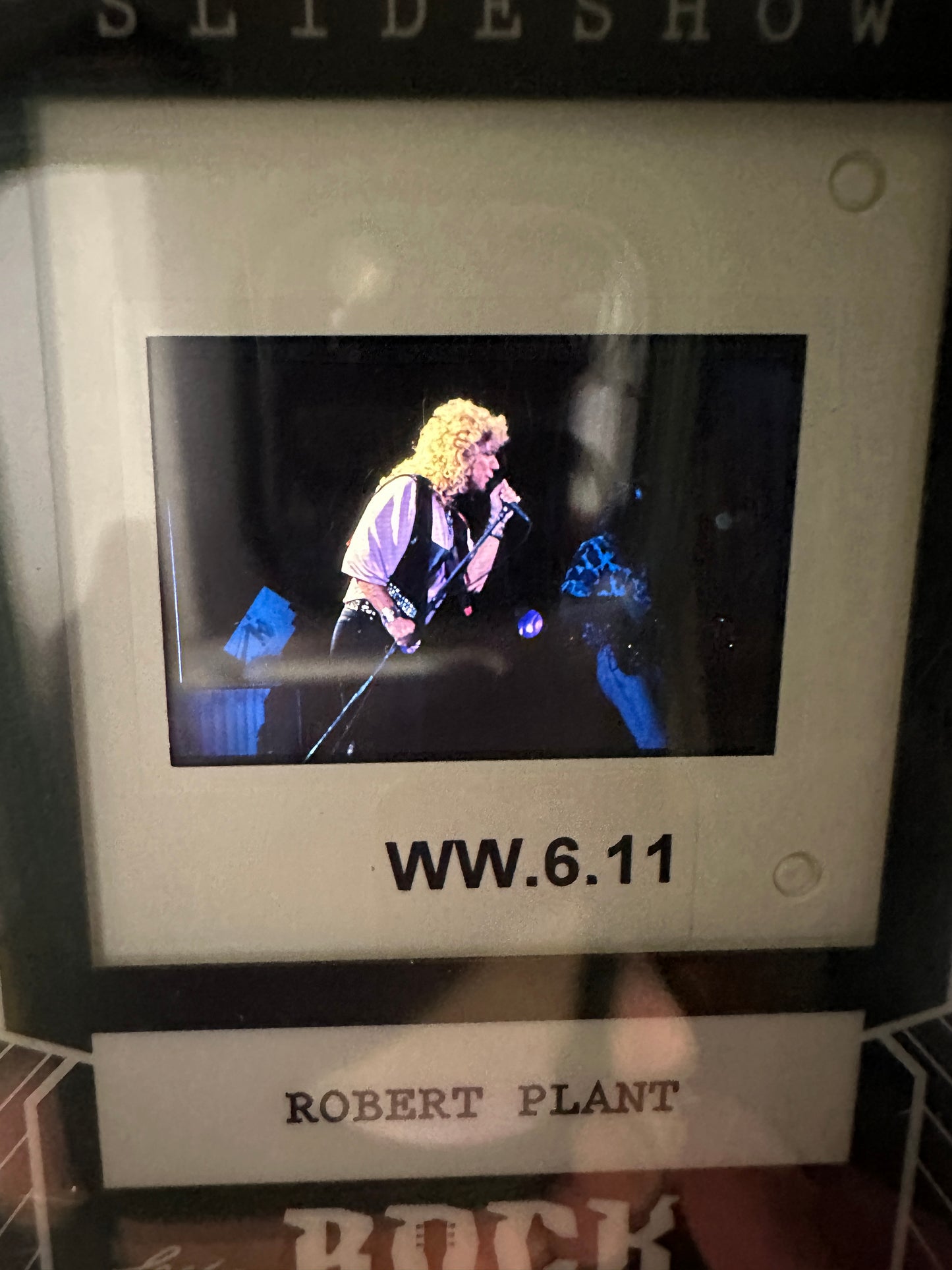 2026 Leaf Slideshow ROBERT PLANT Led Zeppelin Metal /25 + 3 Base 4-Slide LOT