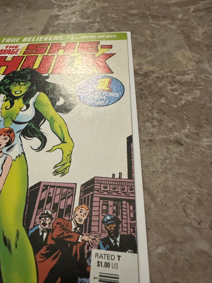 True Believers: Savage She-Huk #1 VF/NM 9.0 (2020 Marvel)
