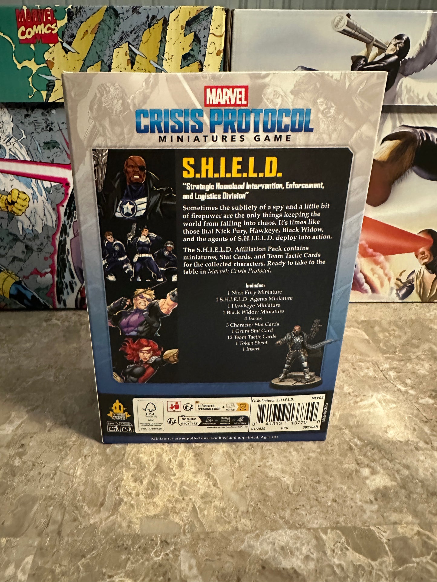🦅 Marvel: Crisis Protocol – S.H.I.E.L.D. Affiliation Pack