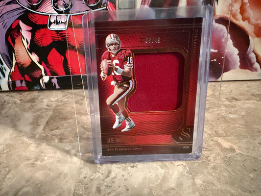 Joe Montana 2025 Panini Silhouette Football Silhouettes Patch /49