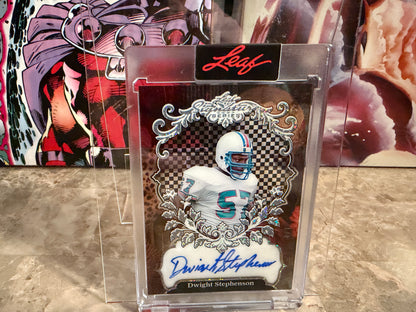 Dwight Stephenson 2026 Leaf Signature Series Base PETG Clear Auto Sparkle 1/1
