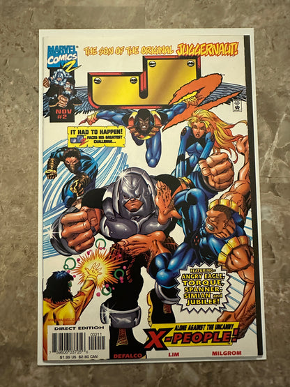 J2 #1-2 Full Set High Grade NM 9.4-9.8 (Marvel 1998)