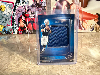 Peyton Manning 2025 Panini Silhouette Silhouettes Jumbo Patch /99