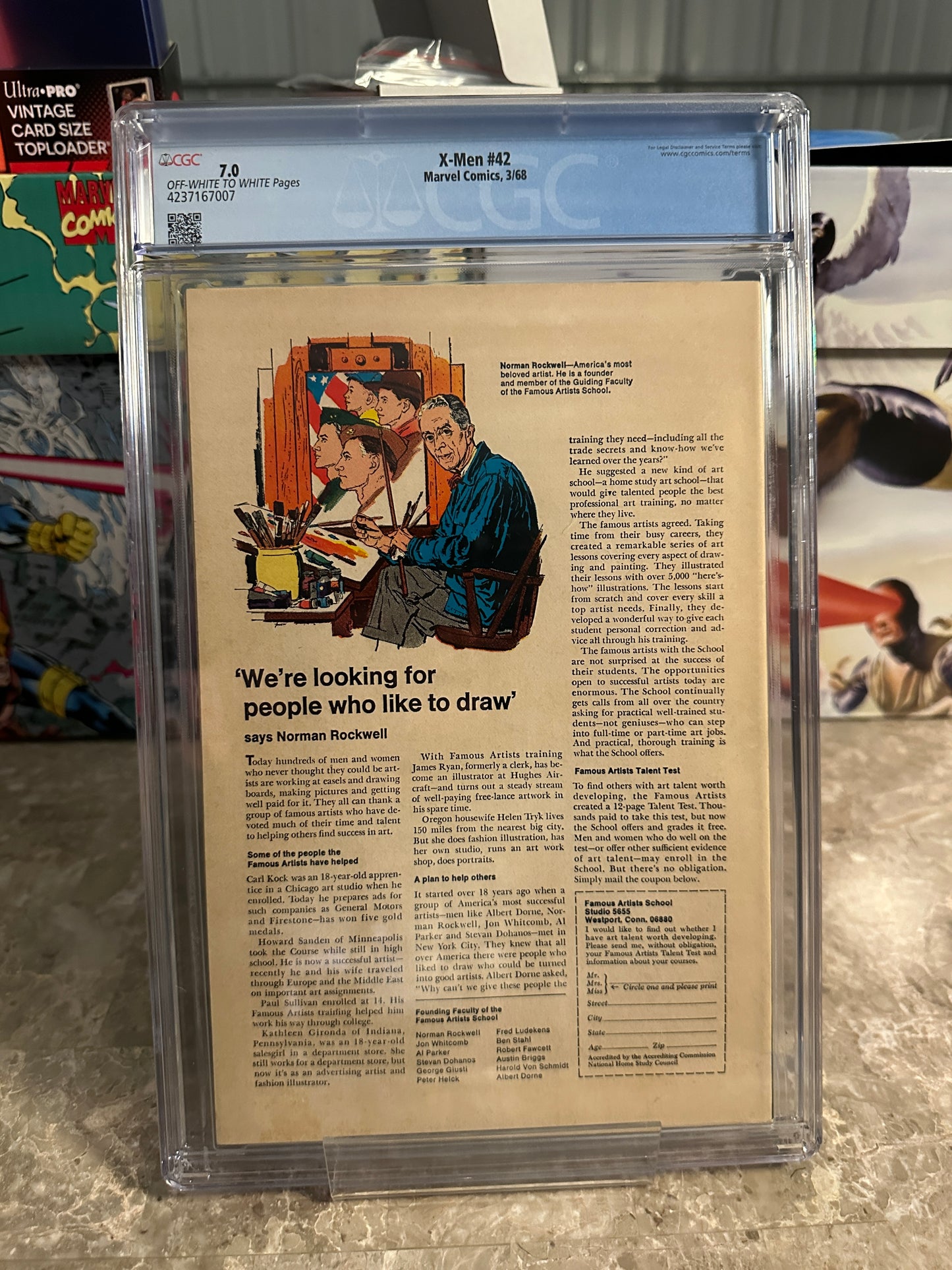 X-Men #42 CGC 7.0 (Marvel 1968)