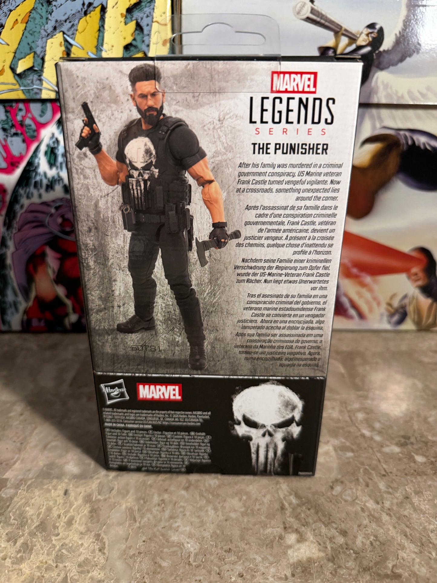 💀 Marvel Legends Series – The Punisher (Jon Bernthal / Daredevil: Born Again Era) Action Figure