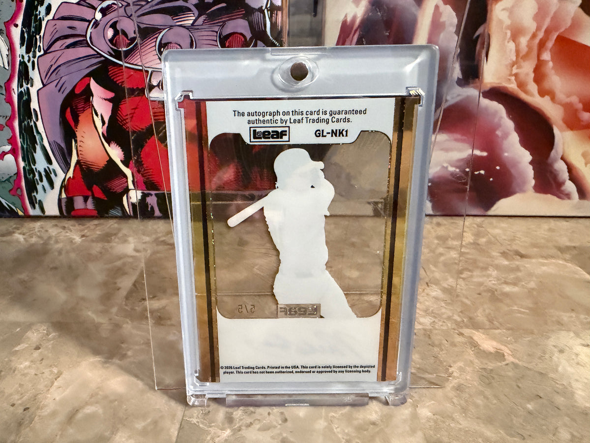 Nick Kurtz 2026 Leaf Ultimate Sports Gold Leaf Clear Auto Sparkle /6