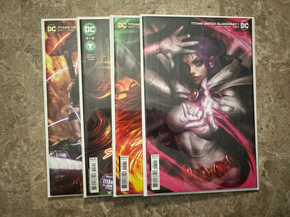 Titans United Bloodpact #1-4 Starter Set High Grade (DC 2022)