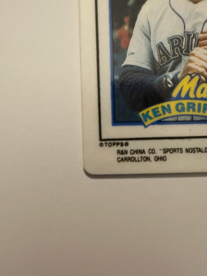 Ken Griffey Jr. #41T Porcelain Limited Edition Rookie Card (1989 Topps Traded)