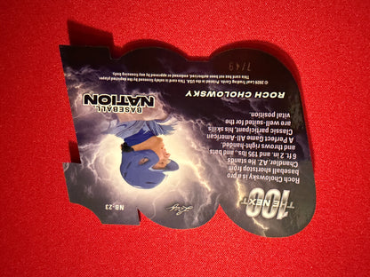 Roch Cholowsky 2026 Leaf Baseball Nation The Next 100 Blue Prismatic /49