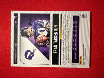 Fran Tarkenton 2025 Panini Silhouette Football Base Blue /99 #79